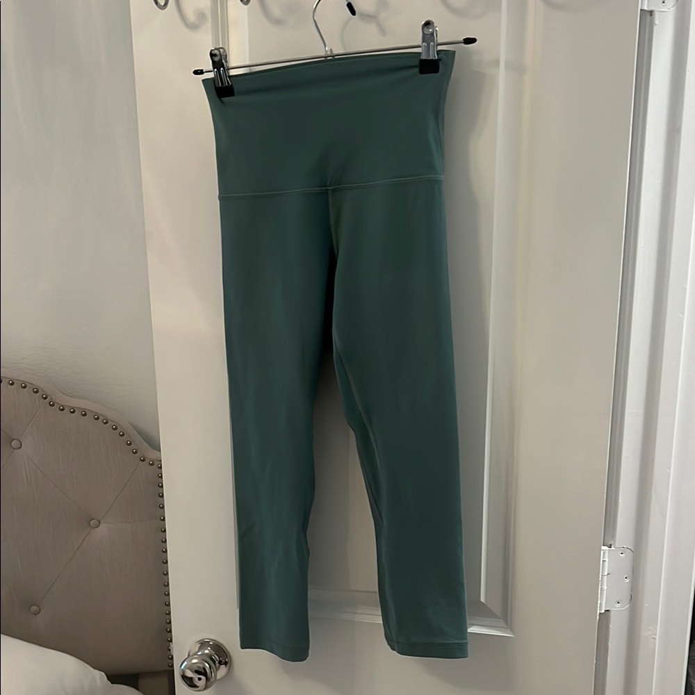 Lululemon Athletica Align Super High-Rise Crop 21” Tidewater Teal